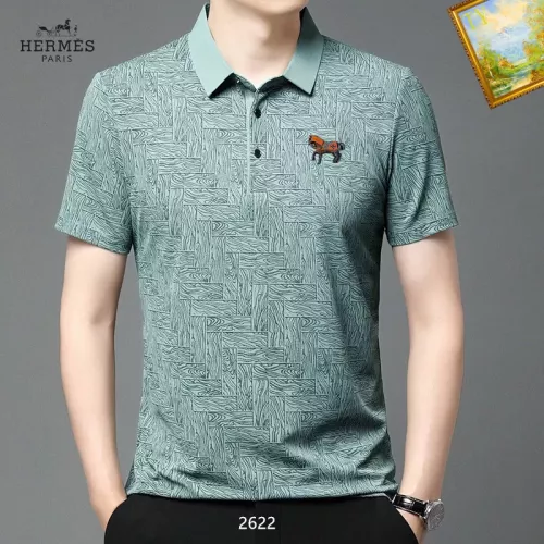 Hermes T-Shirts Short Sleeved For Men #1334463 $34.00 USD, Wholesale Replica Hermes T-Shirts