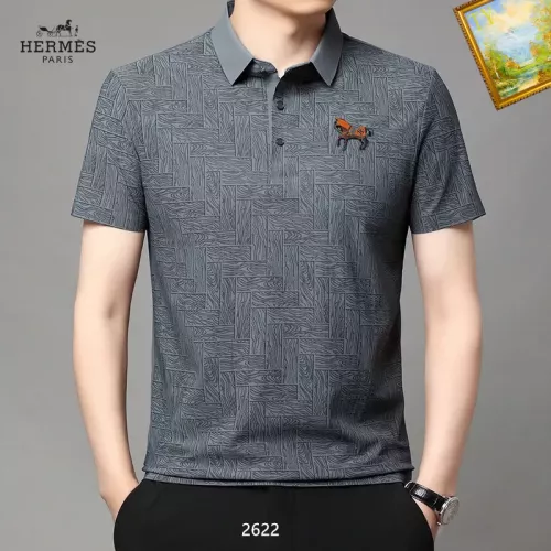 Hermes T-Shirts Short Sleeved For Men #1334464 $34.00 USD, Wholesale Replica Hermes T-Shirts