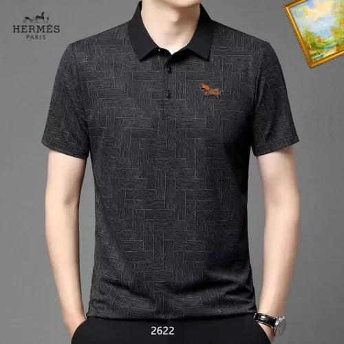 Hermes T-Shirts Short Sleeved For Men #1334466 $34.00 USD, Wholesale Replica Hermes T-Shirts