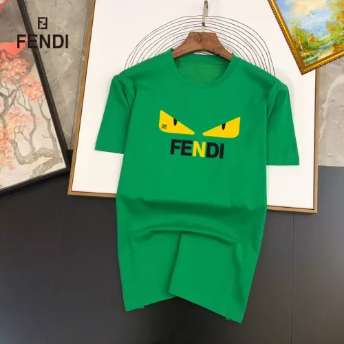 Fendi T-Shirts Short Sleeved For Unisex #1334492 $25.00 USD, Wholesale Replica Fendi T-Shirts
