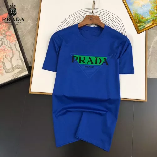 Prada T-Shirts Short Sleeved For Unisex #1334499 $25.00 USD, Wholesale Replica Prada T-Shirts