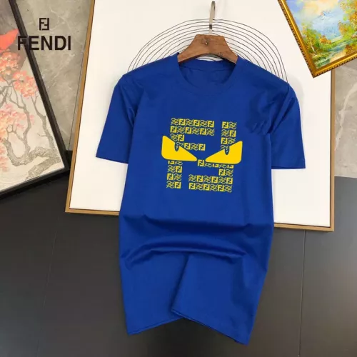 Fendi T-Shirts Short Sleeved For Unisex #1334546 $25.00 USD, Wholesale Replica Fendi T-Shirts