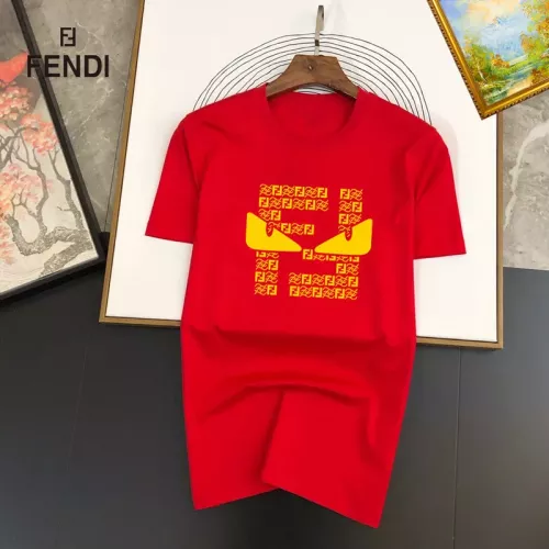Fendi T-Shirts Short Sleeved For Unisex #1334548 $25.00 USD, Wholesale Replica Fendi T-Shirts