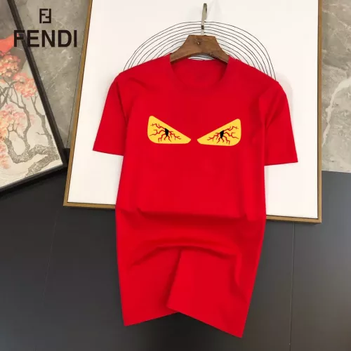 Fendi T-Shirts Short Sleeved For Unisex #1334571 $25.00 USD, Wholesale Replica Fendi T-Shirts