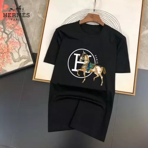 Hermes T-Shirts Short Sleeved For Unisex #1334593 $25.00 USD, Wholesale Replica Hermes T-Shirts