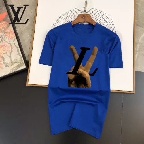 Louis Vuitton LV T-Shirts Short Sleeved For Unisex #1334608 $25.00 USD, Wholesale Replica Louis Vuitton LV T-Shirts