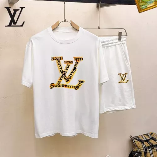 Louis Vuitton LV Tracksuits Short Sleeved For Men #1334689 $48.00 USD, Wholesale Replica Louis Vuitton LV Tracksuits