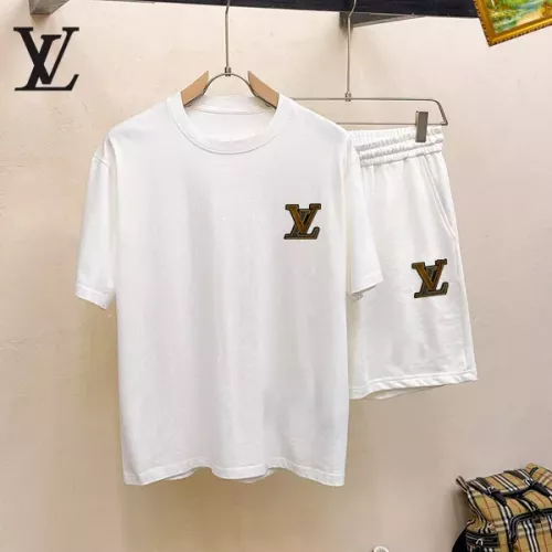 Louis Vuitton LV Tracksuits Short Sleeved For Men #1334712 $48.00 USD, Wholesale Replica Louis Vuitton LV Tracksuits