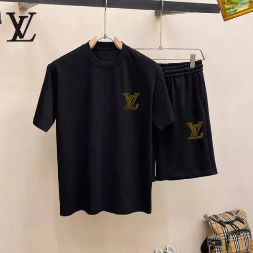 Louis Vuitton LV Tracksuits Short Sleeved For Men #1334713 $48.00 USD, Wholesale Replica Louis Vuitton LV Tracksuits