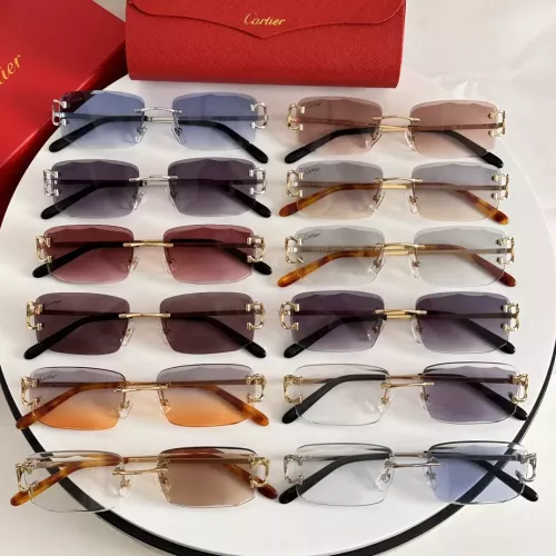 Replica Cartier AAA Quality Sunglassess #1334730 $64.00 USD for Wholesale