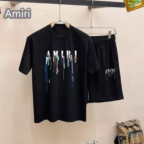 Amiri Tracksuits Short Sleeved For Men #1334737 $48.00 USD, Wholesale Replica Amiri Tracksuits
