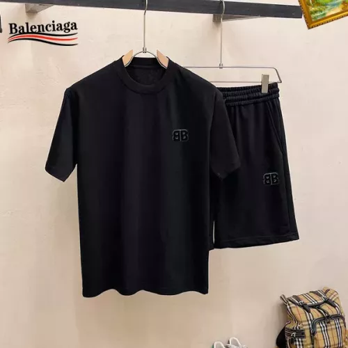 Balenciaga Fashion Tracksuits Short Sleeved For Men #1334739 $48.00 USD, Wholesale Replica Balenciaga Fashion Tracksuits