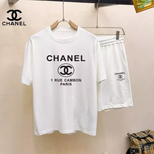 Chanel Tracksuits Short Sleeved For Men #1334750 $48.00 USD, Wholesale Replica Chanel Tracksuits