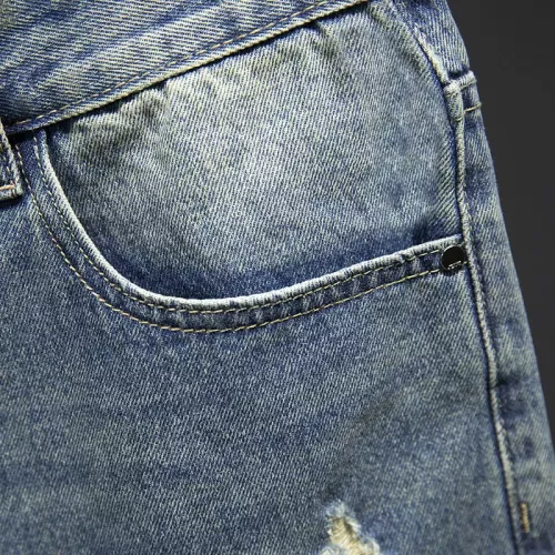 Replica Fendi Jeans For Men #1334760 $40.00 USD for Wholesale