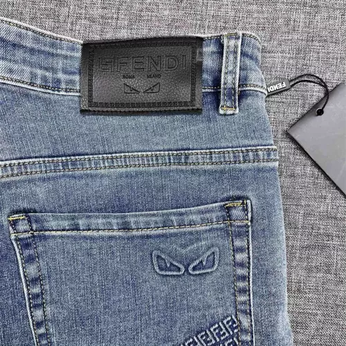 Replica Fendi Jeans For Men #1334816 $48.00 USD for Wholesale