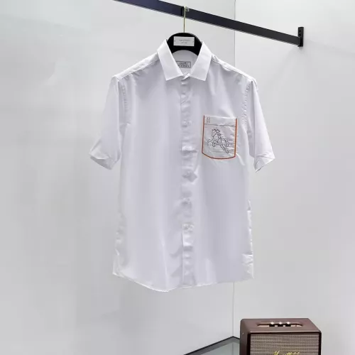 Hermes Shirts Short Sleeved For Men #1334837 $42.00 USD, Wholesale Replica Hermes Shirts