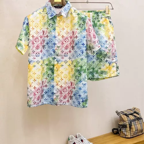 Louis Vuitton LV Tracksuits Short Sleeved For Men #1334871 $64.00 USD, Wholesale Replica Louis Vuitton LV Tracksuits