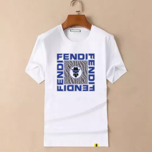 Fendi T-Shirts Short Sleeved For Men #1334959 $40.00 USD, Wholesale Replica Fendi T-Shirts