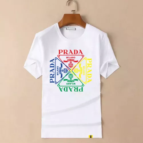 Prada T-Shirts Short Sleeved For Men #1335019 $40.00 USD, Wholesale Replica Prada T-Shirts