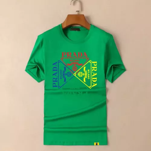 Prada T-Shirts Short Sleeved For Men #1335022 $40.00 USD, Wholesale Replica Prada T-Shirts