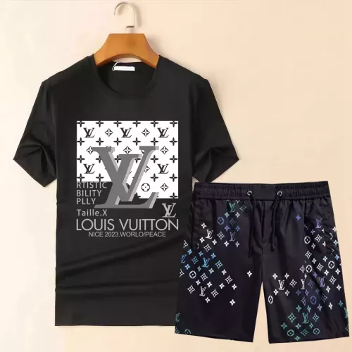 Louis Vuitton LV Tracksuits Short Sleeved For Men #1335100 $68.00 USD, Wholesale Replica Louis Vuitton LV Tracksuits