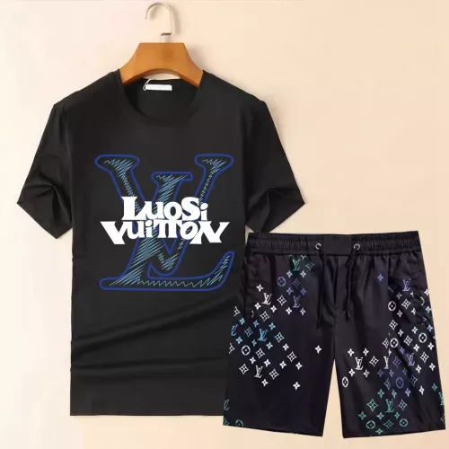 Louis Vuitton LV Tracksuits Short Sleeved For Men #1335112 $68.00 USD, Wholesale Replica Louis Vuitton LV Tracksuits