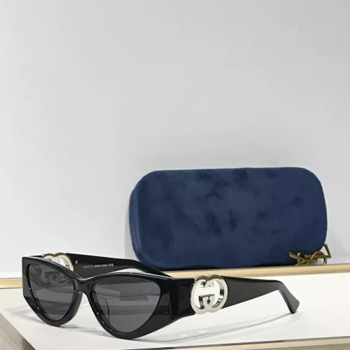 Gucci AAA Quality Sunglasses #1335119 $64.00 USD, Wholesale Replica Gucci AAA Quality Sunglasses