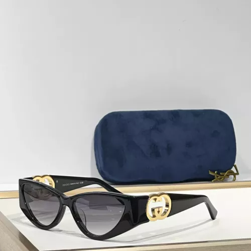 Gucci AAA Quality Sunglasses #1335120 $64.00 USD, Wholesale Replica Gucci AAA Quality Sunglasses