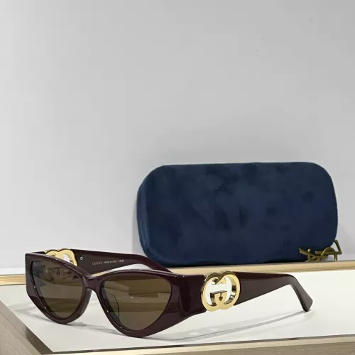 Gucci AAA Quality Sunglasses #1335124 $64.00 USD, Wholesale Replica Gucci AAA Quality Sunglasses
