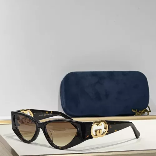 Gucci AAA Quality Sunglasses #1335125 $64.00 USD, Wholesale Replica Gucci AAA Quality Sunglasses