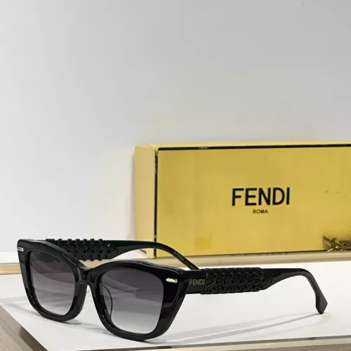 Fendi AAA Quality Sunglasses #1335136 $64.00 USD, Wholesale Replica Fendi AAA Quality Sunglasses