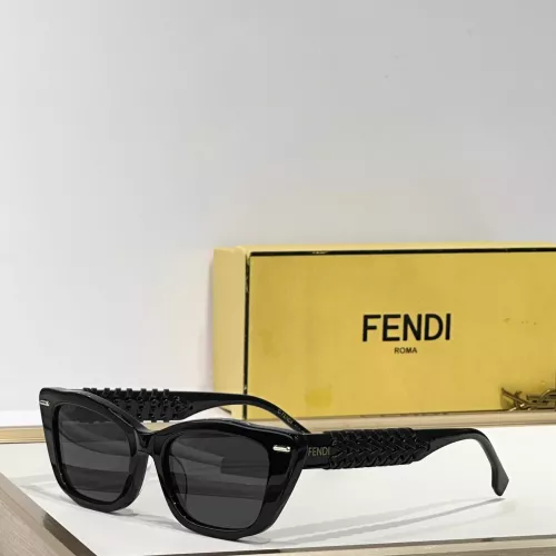 Fendi AAA Quality Sunglasses #1335138 $64.00 USD, Wholesale Replica Fendi AAA Quality Sunglasses