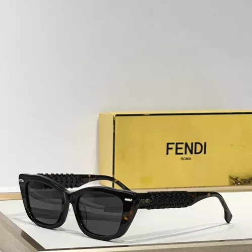 Fendi AAA Quality Sunglasses #1335139 $64.00 USD, Wholesale Replica Fendi AAA Quality Sunglasses