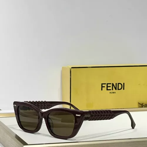 Fendi AAA Quality Sunglasses #1335141 $64.00 USD, Wholesale Replica Fendi AAA Quality Sunglasses