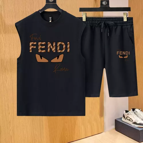 Fendi Tracksuits Sleeveless For Men #1335148 $52.00 USD, Wholesale Replica Fendi Tracksuits