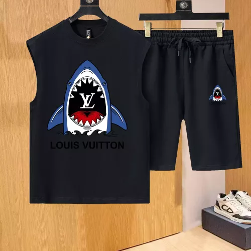 Louis Vuitton LV Tracksuits Sleeveless For Men #1335150 $52.00 USD, Wholesale Replica Louis Vuitton LV Tracksuits