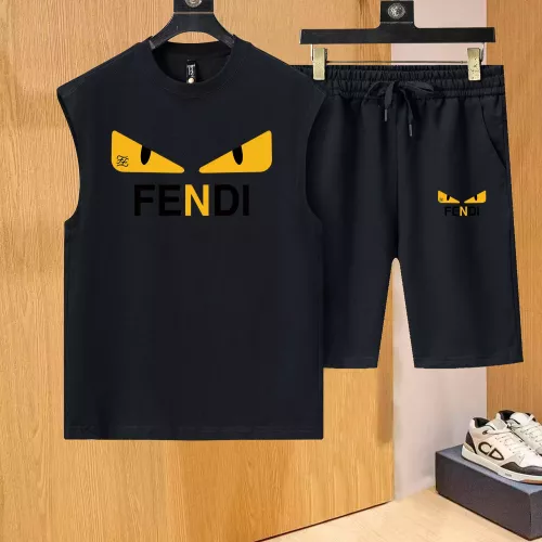 Fendi Tracksuits Sleeveless For Men #1335154 $52.00 USD, Wholesale Replica Fendi Tracksuits