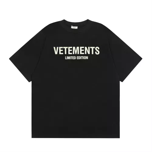 VETEMENTS T-Shirts Short Sleeved For Unisex #1335175 $29.00 USD, Wholesale Replica VETEMENTS T-Shirts