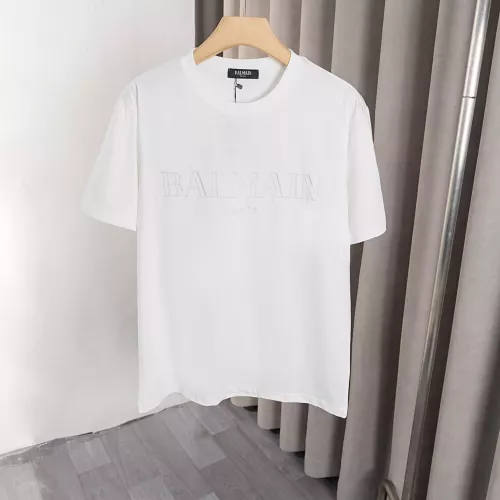 Balmain T-Shirts Short Sleeved For Men #1335188 $32.00 USD, Wholesale Replica Balmain T-Shirts