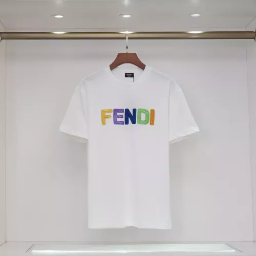 Fendi T-Shirts Short Sleeved For Unisex #1335273 $32.00 USD, Wholesale Replica Fendi T-Shirts