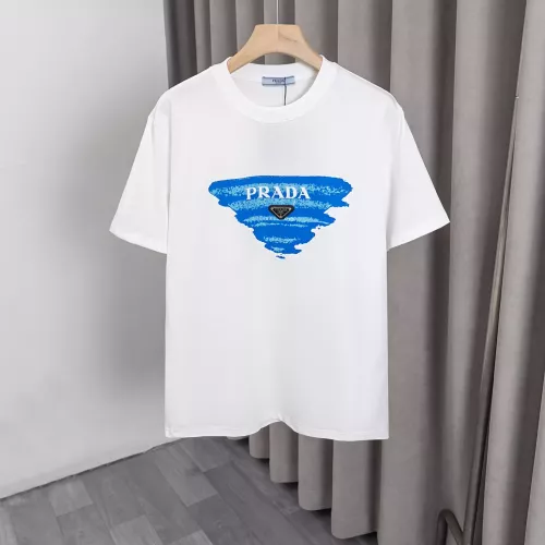 Prada T-Shirts Short Sleeved For Men #1335297 $32.00 USD, Wholesale Replica Prada T-Shirts