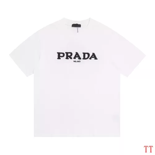 Prada T-Shirts Short Sleeved For Unisex #1335386 $39.00 USD, Wholesale Replica Prada T-Shirts
