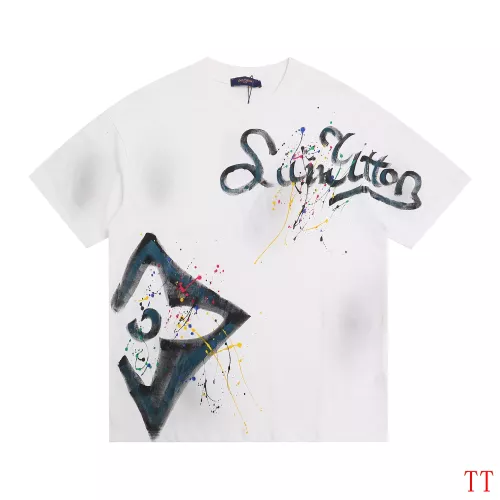 Louis Vuitton LV T-Shirts Short Sleeved For Unisex #1335390 $40.00 USD, Wholesale Replica Louis Vuitton LV T-Shirts