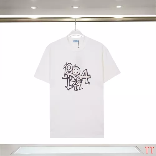 Prada T-Shirts Short Sleeved For Unisex #1335451 $32.00 USD, Wholesale Replica Prada T-Shirts