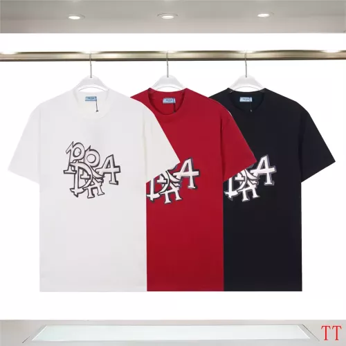 Replica Prada T-Shirts Short Sleeved For Unisex #1335452 $32.00 USD for Wholesale