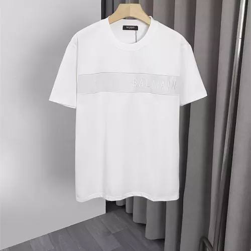 Balmain T-Shirts Short Sleeved For Men #1335681 $36.00 USD, Wholesale Replica Balmain T-Shirts