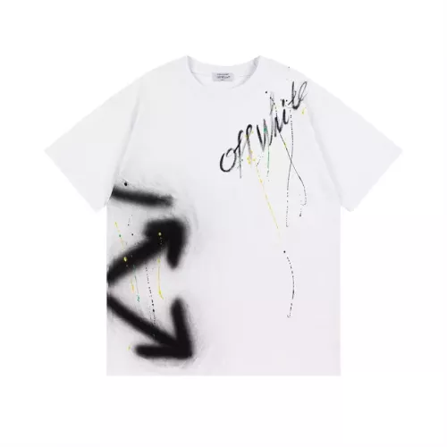 Off-White T-Shirts Short Sleeved For Unisex #1335759 $34.00 USD, Wholesale Replica Off-White T-Shirts