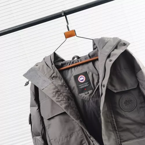 Replica Canada Goose Down Feather Coat Long Sleeved For Men #1335896 $225.00 USD for Wholesale