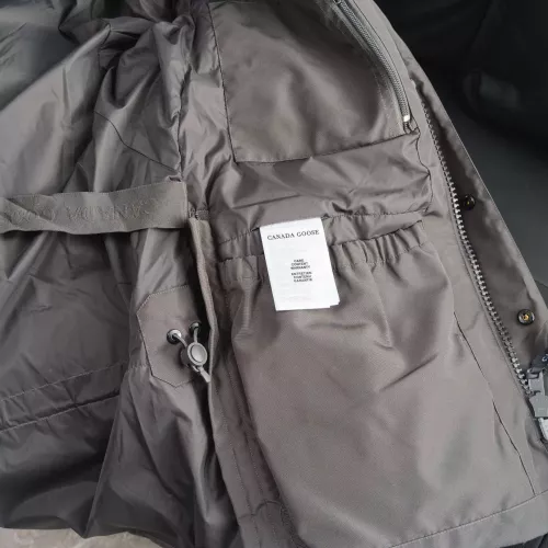 Replica Canada Goose Down Feather Coat Long Sleeved For Men #1335896 $225.00 USD for Wholesale