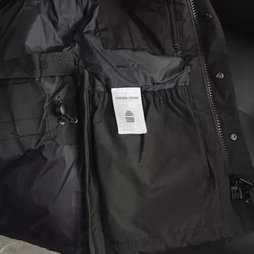 Replica Canada Goose Down Feather Coat Long Sleeved For Men #1335897 $225.00 USD for Wholesale